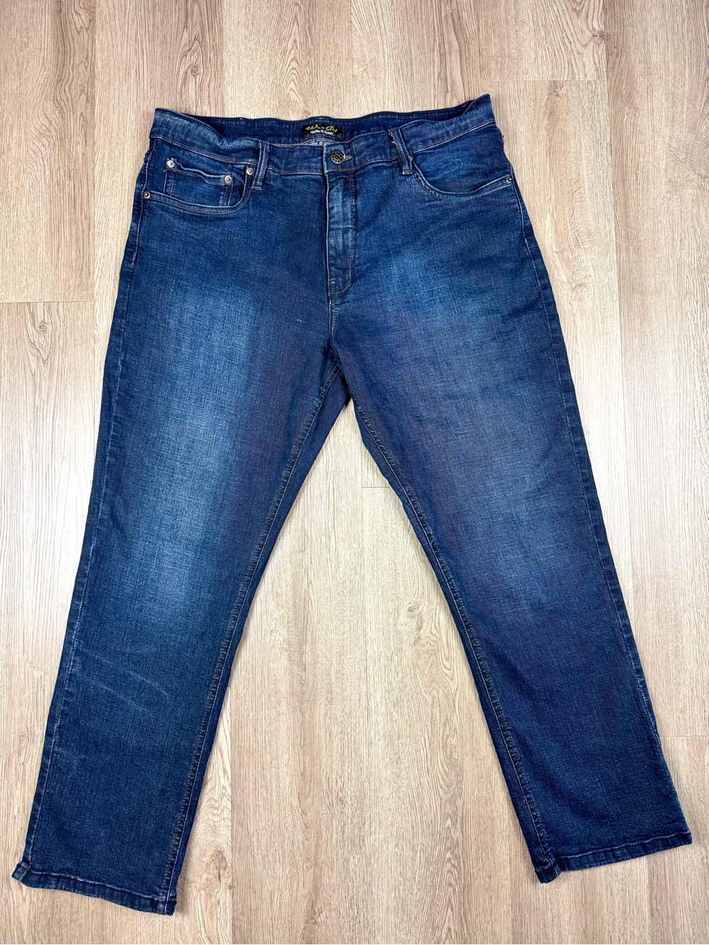 Urban Star 38x30 Relaxed Straight Leg‎ Denim Jeans Stretch Dark Wash Mens